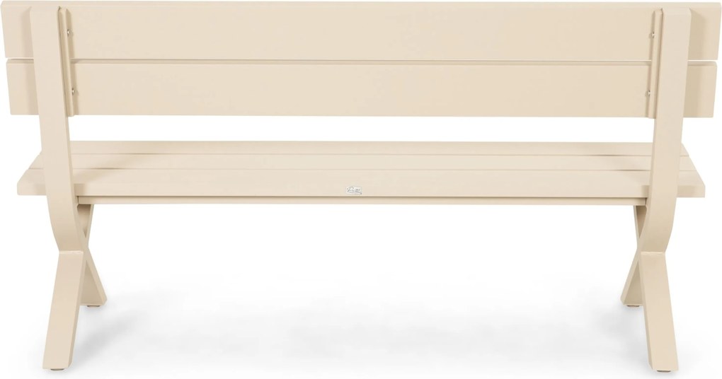 Tuinbank  aluminium 160 cm Aluminium Taupe-naturel-bruin  Presto Crosano