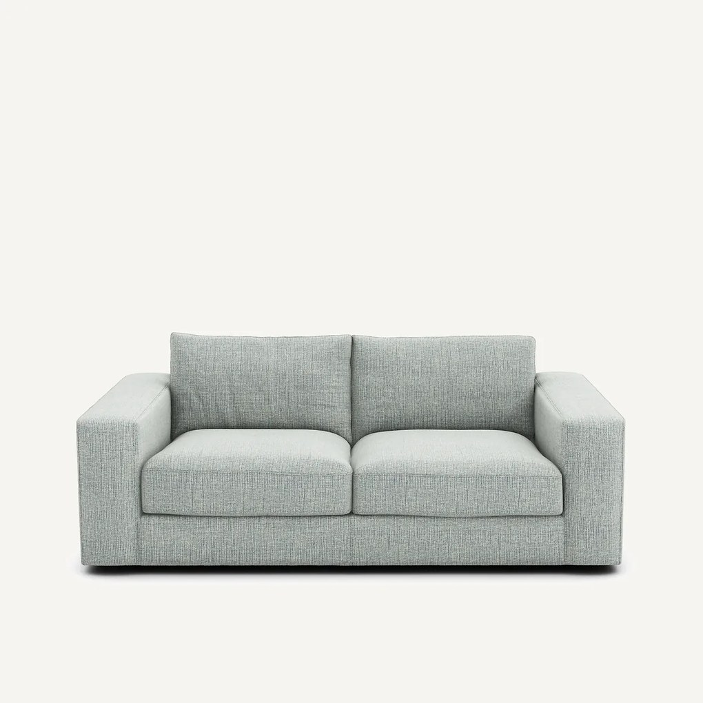 Compacte 3-zitsbank in gevlekt canvas, Skander