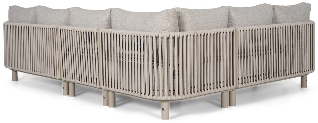 Hoek loungeset 6 personen Rope Zand/Beige Lifestyle Garden Furniture Solento