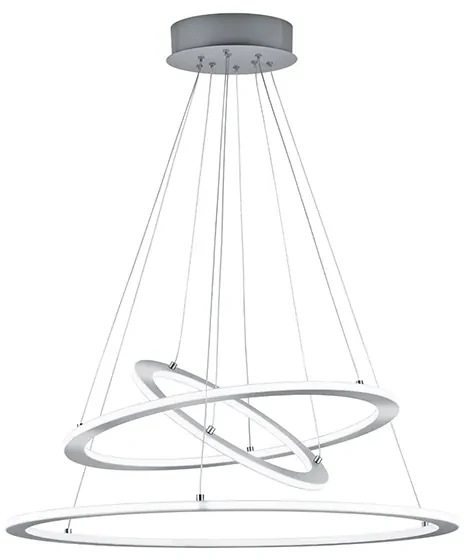 Eettafel / Eetkamer Moderne Hanglamp Staal Incl. LED En Dimmer Paulina Modern Draadlamp Binnenverlichting Lamp Eettafel / Eetkamer Moderne Hanglamp Staal Incl. LED En Dimmer Paulina Modern Draadlamp Binnenverlichting Lamp