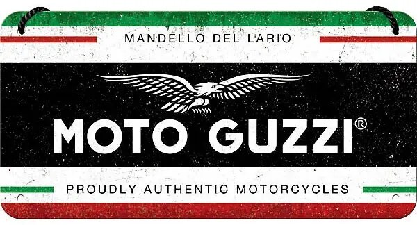 Metalen bord Moto Guzzi Italian