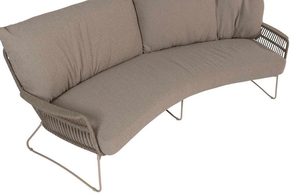 4 Seasons Outdoor Botanic 3-zits loungebank SALE Loungebank taupe weerbestendig