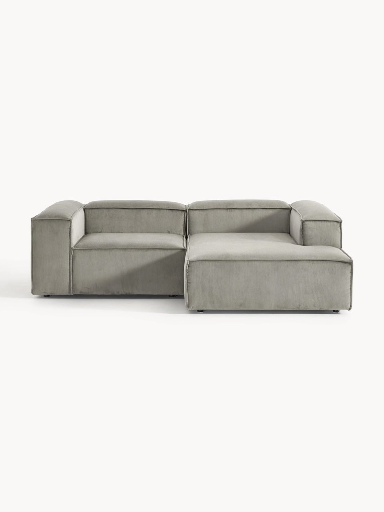 Modulaire hoekbank Lennon (3-zits) van corduroy