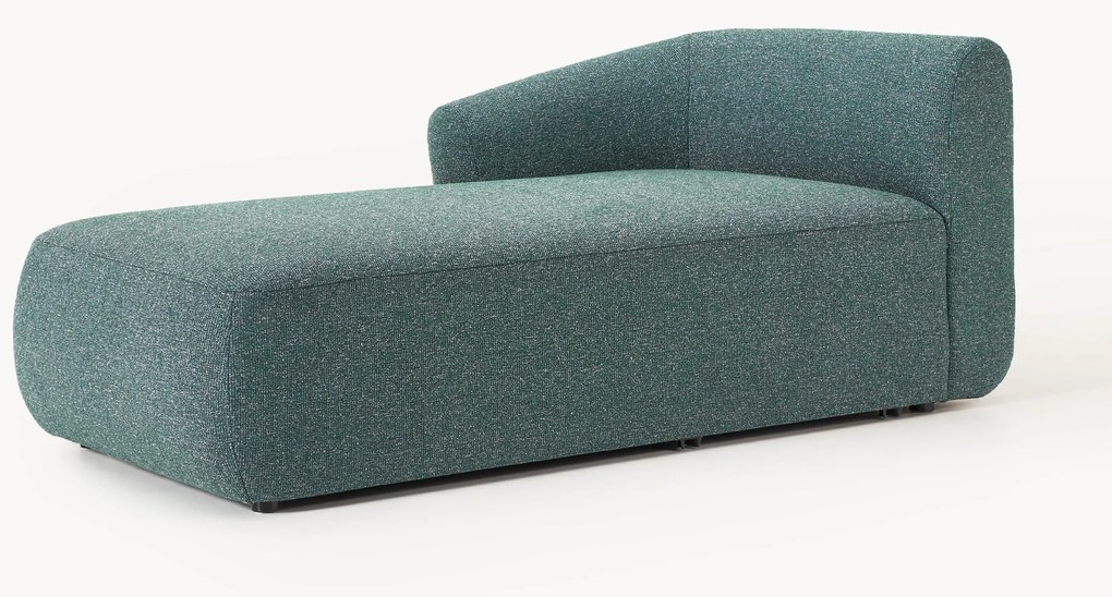 Bouclé ottomane hoekmodule Sofia