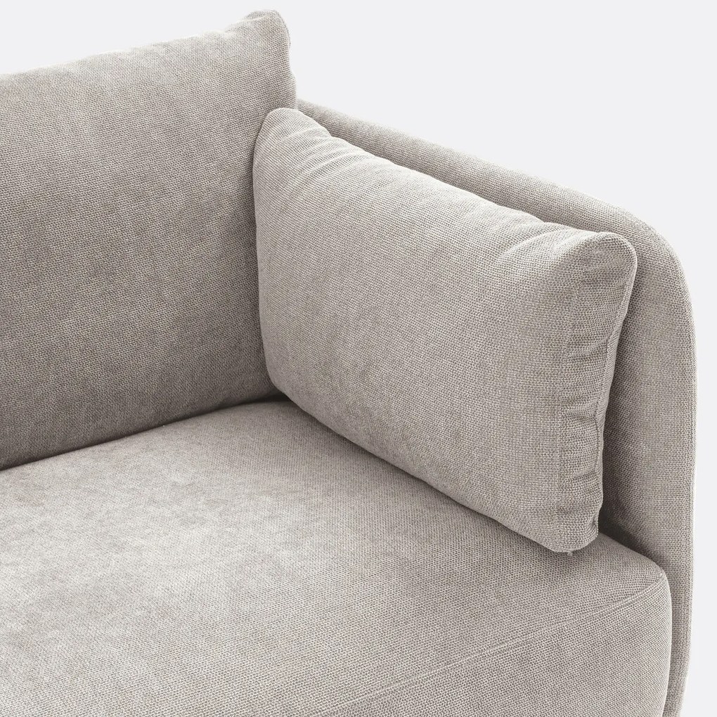 3- of 4-zits rechte bank in structuurstof, Victor