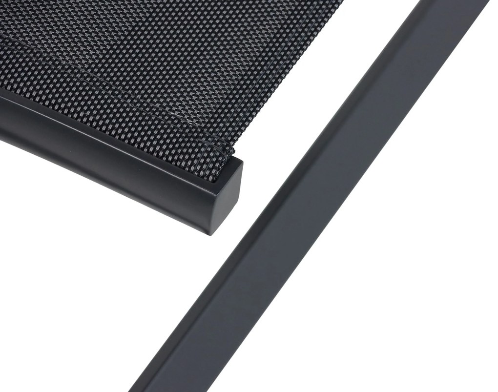 Tuinset 4 personen 90 cm Aluminium/textileen Grijs Hartman Sitges/Mateo