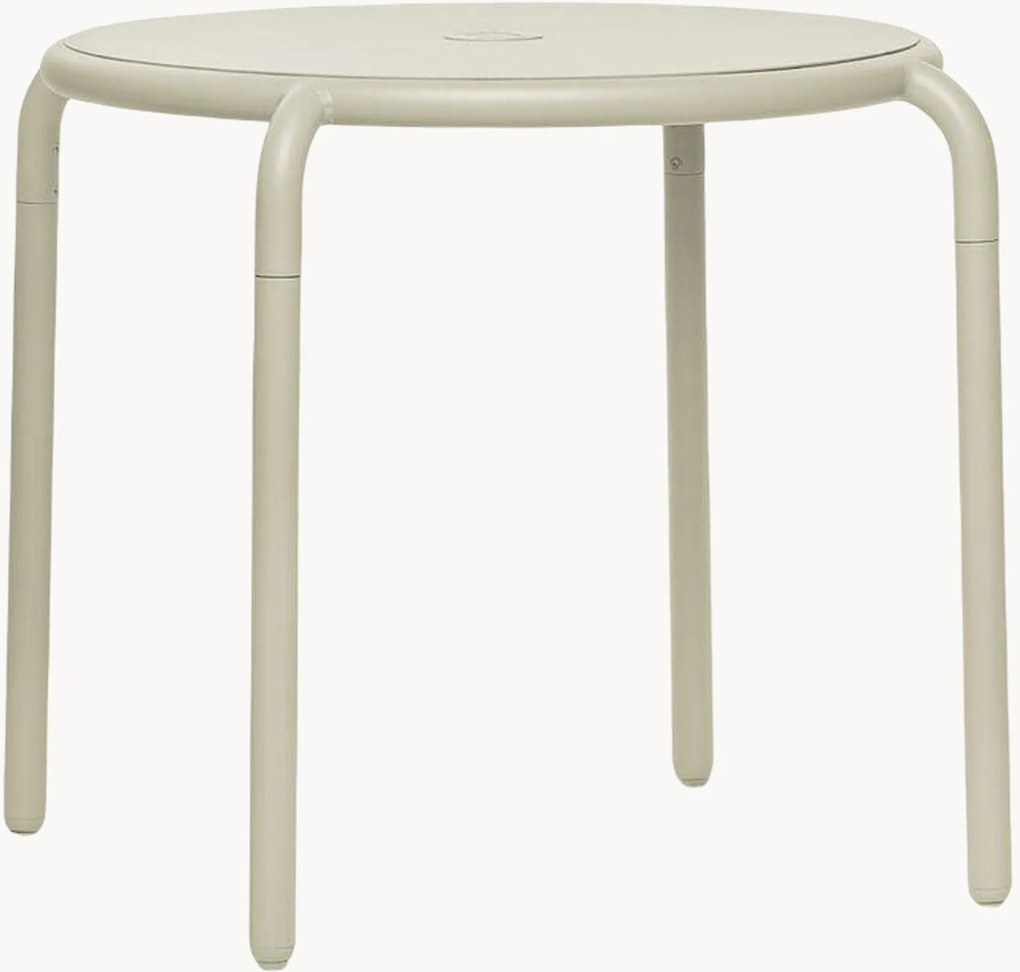Ronde tuin bistrotafel Toní met parasolgat, Ø 80 cm