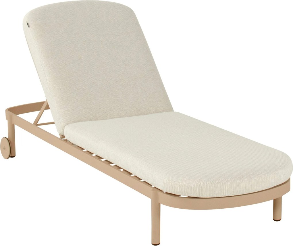 Hartman Palma Lounger Cappuccino Aluminium Taupe