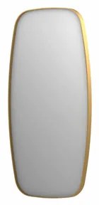 INK SP29 spiegel - 50x4x100cm contour in stalen kader - geborsteld mat goud 8409652