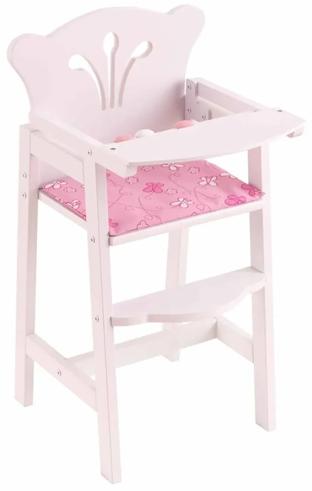 KidKraft Kleine poppen kinderstoel 34,3x31x57,8 cm wit 61101