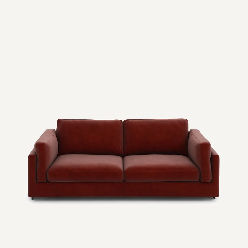 Omvormbare bank in fluweel, César