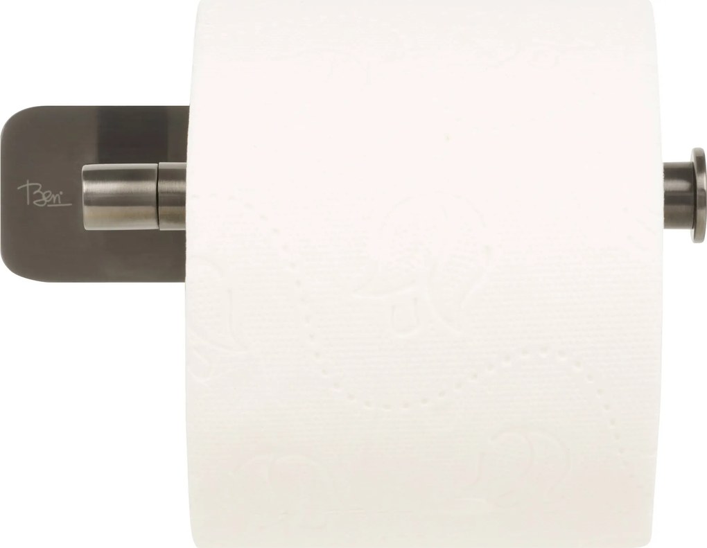 Ben Mykanto toiletrolhouder 14,9x7x3,9cm geborsteld zwart