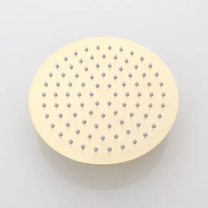 Saniclear Brass inbouw regendouche met 30cm hoofddouche, plafondarm en 2 standen handdouche geborsteld messing - mat goud