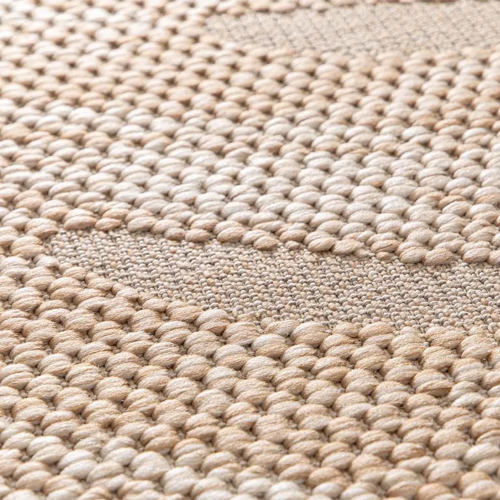 Garden Impressions Buitenkleed Ø200 cm - leaf taupe