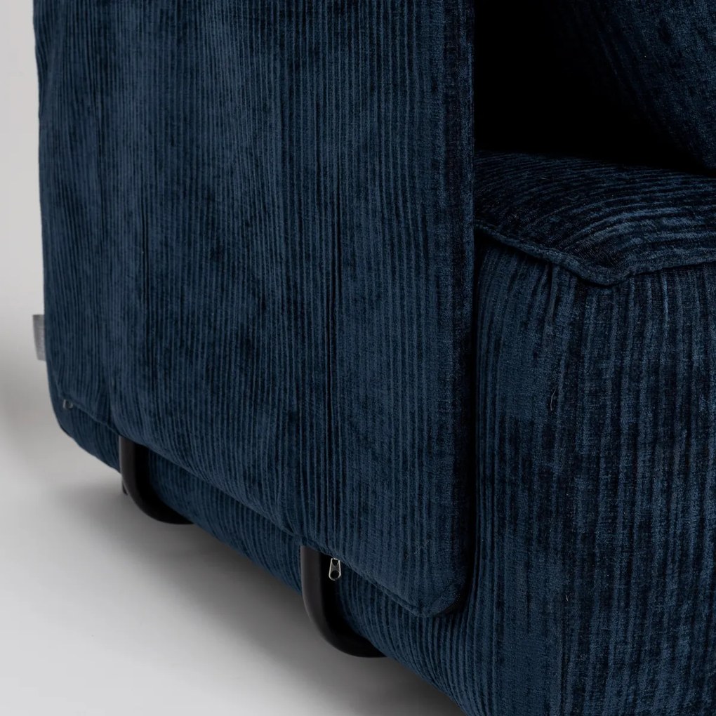 Zuiver Hunter 1,5 Zits Met Rugleuning Navy