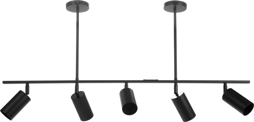 HANGLAMP MODERN METAAL ZWART LOFT APP611-5C