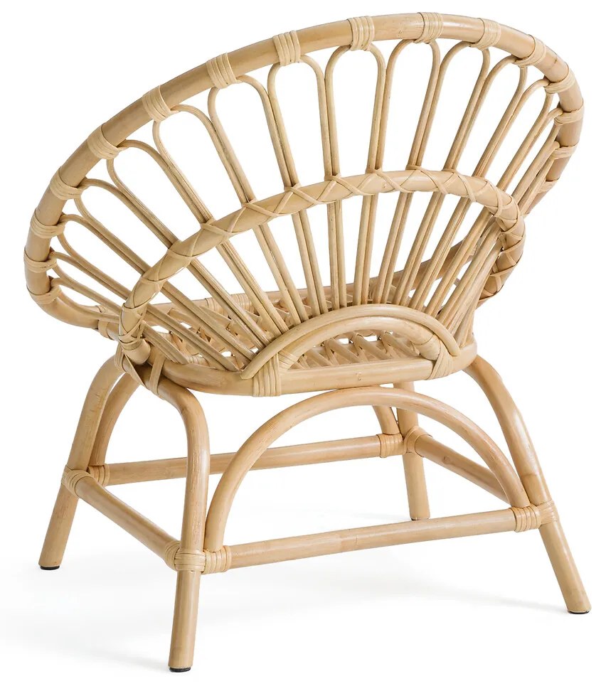 Fauteuil in rotan, voor kinderen, Albin