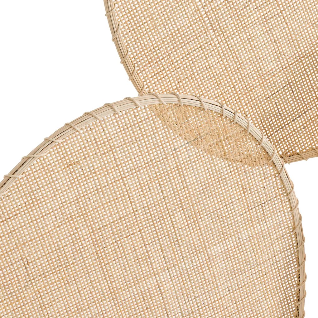 Geweven rotan scherm, Canopée design E. Gallina