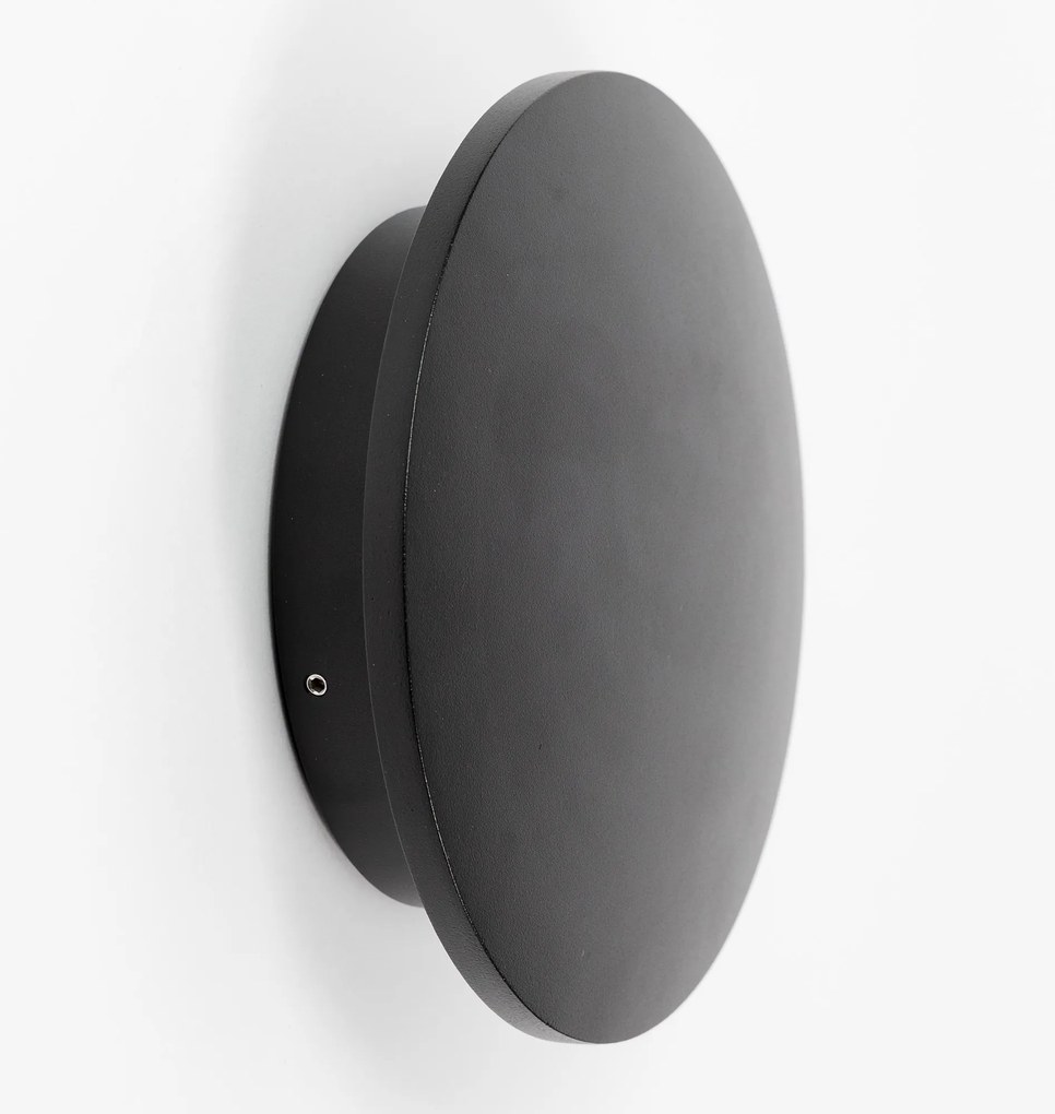 Eclips Muurlamp Zwart Medium