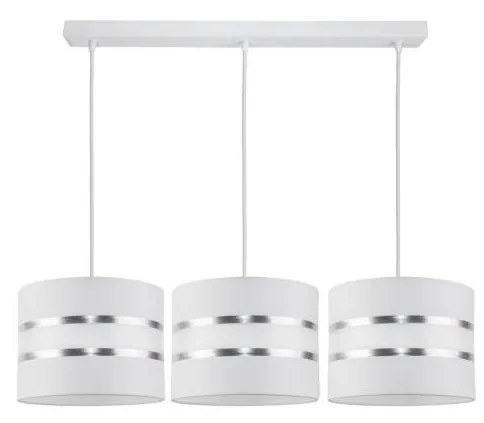 Hanglamp aan koord CORAL 3xE27/60W/230V wit