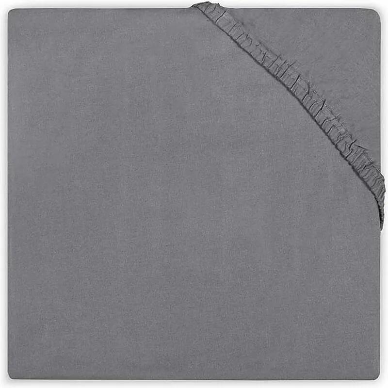 Hoeslaken badstof 60x120cm - Dark grey - Beddengoed