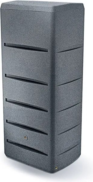 Waterform tower graniet - Regentonnen - 59x79x180cm - met kraantje - 720 liter