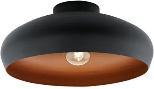 Plafondlamp Mogano zwart 40cm 1x60W
