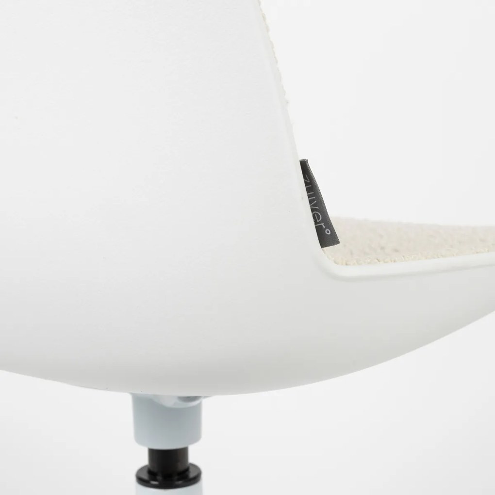 Zuiver Albert Kuip Swivel Witte Design Stoel Draaibaar