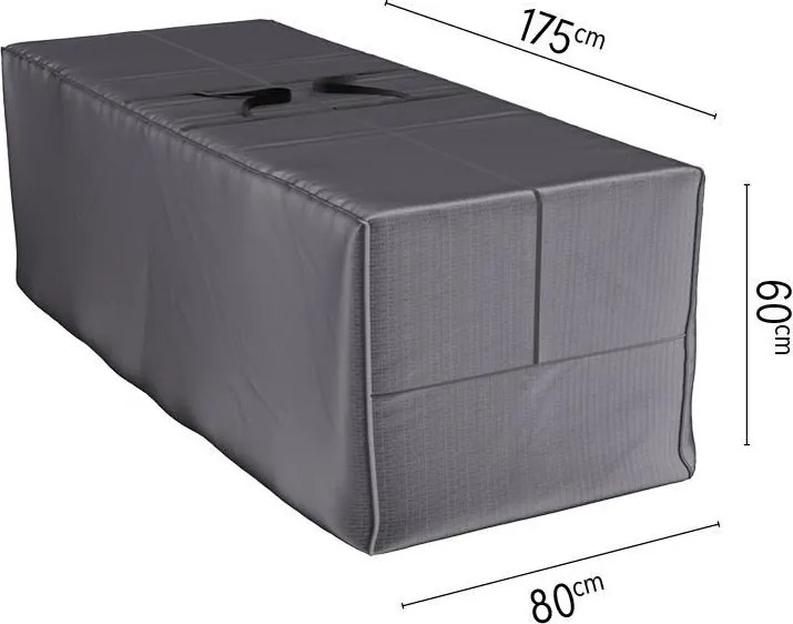 Platinum Aerocover kussentas - Ademende kussentas voor hoge rugkussens 170 x 80 x H60 cm