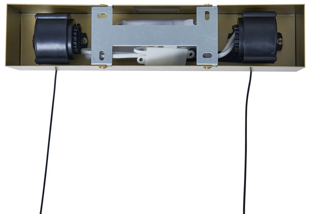 Moderne hanglamp messing incl. LED dimbaar en 3-way switch easylift - Straight