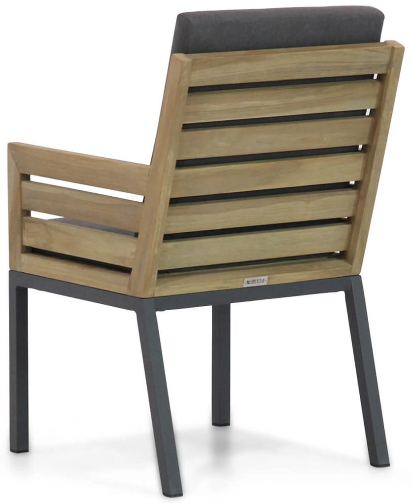 Tuinset 4 personen 180 cm Teak Old teak greywash Lifestyle Garden Furniture Dakota/Cardiff