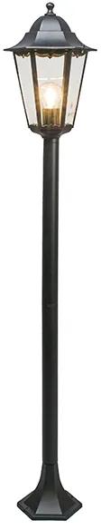Klassieke staande buitenlamp zwart IP44 125 cm - New Orleans Klassiek / Antiek, Landelijk / Rustiek E27 IP44 Buitenverlichting
