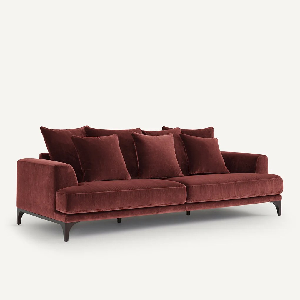 Bank, 3- of 4-zits, fluweel, ARMENTO