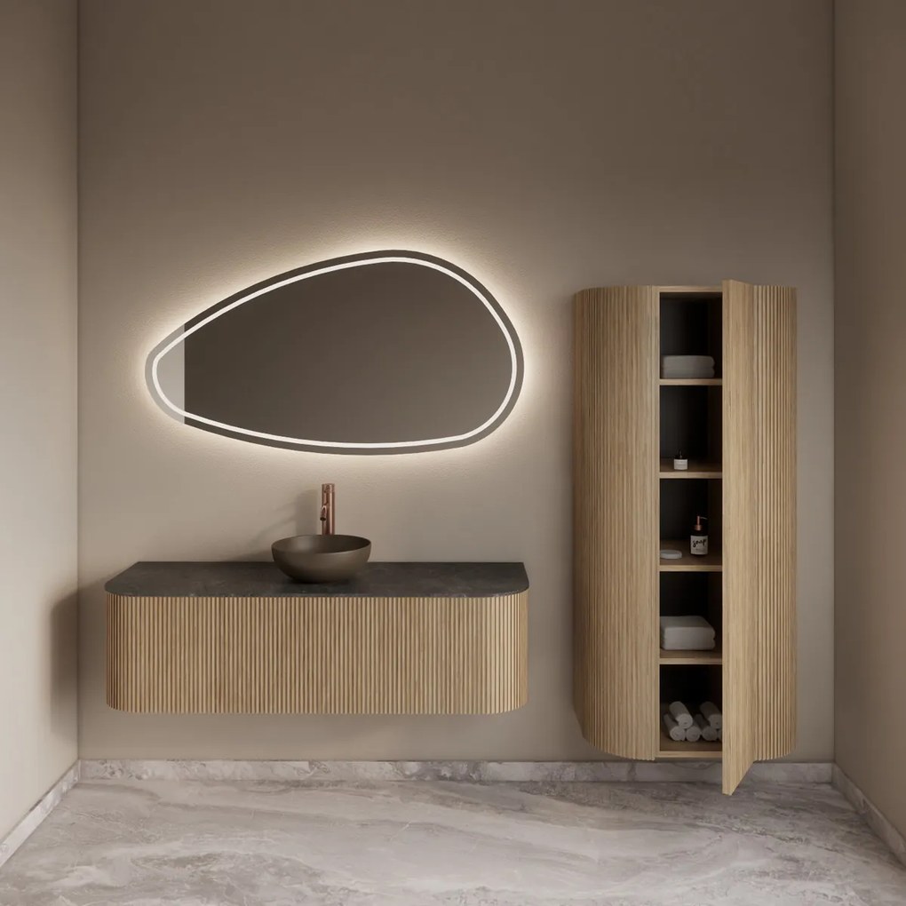 Gliss Design Alluro kolomkast 160cm mist