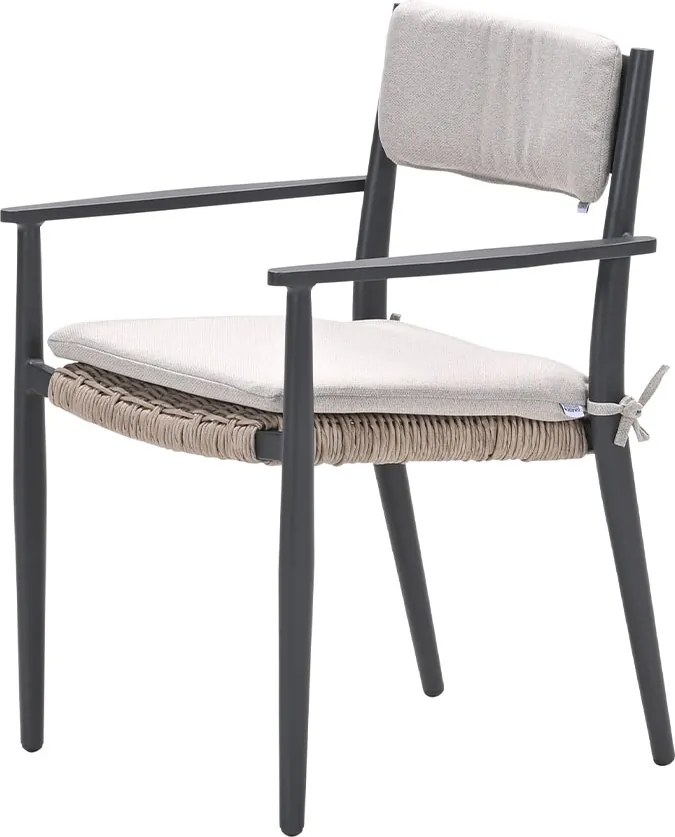 Garden Impressions Lily tuinstoel - donker grijs