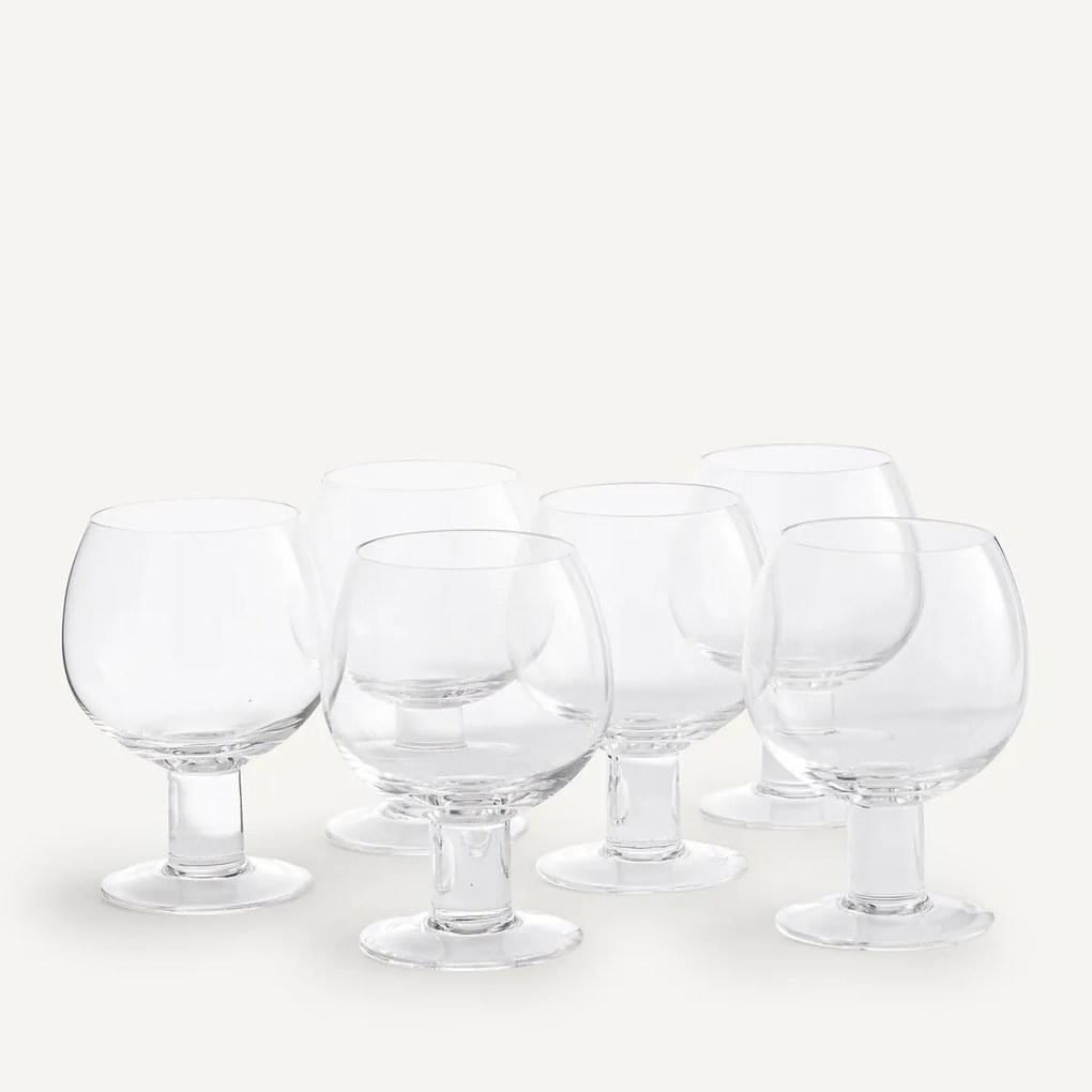 Set van 6 wijnglazen, Nova