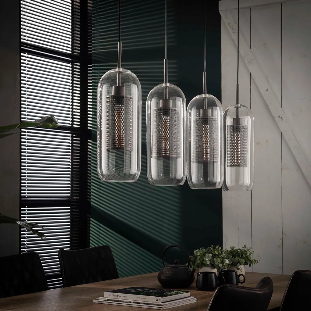 Hanglamp Met Glazen Cylinders