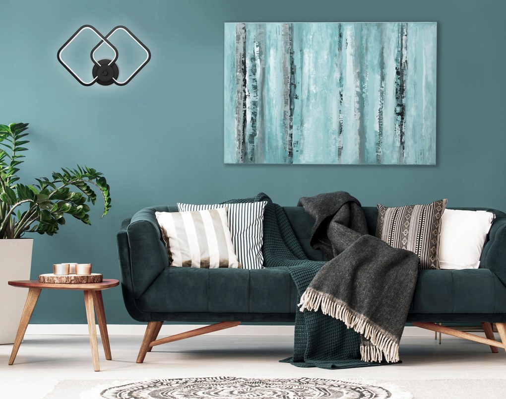 Led wandlamp APP1044-W Zwart