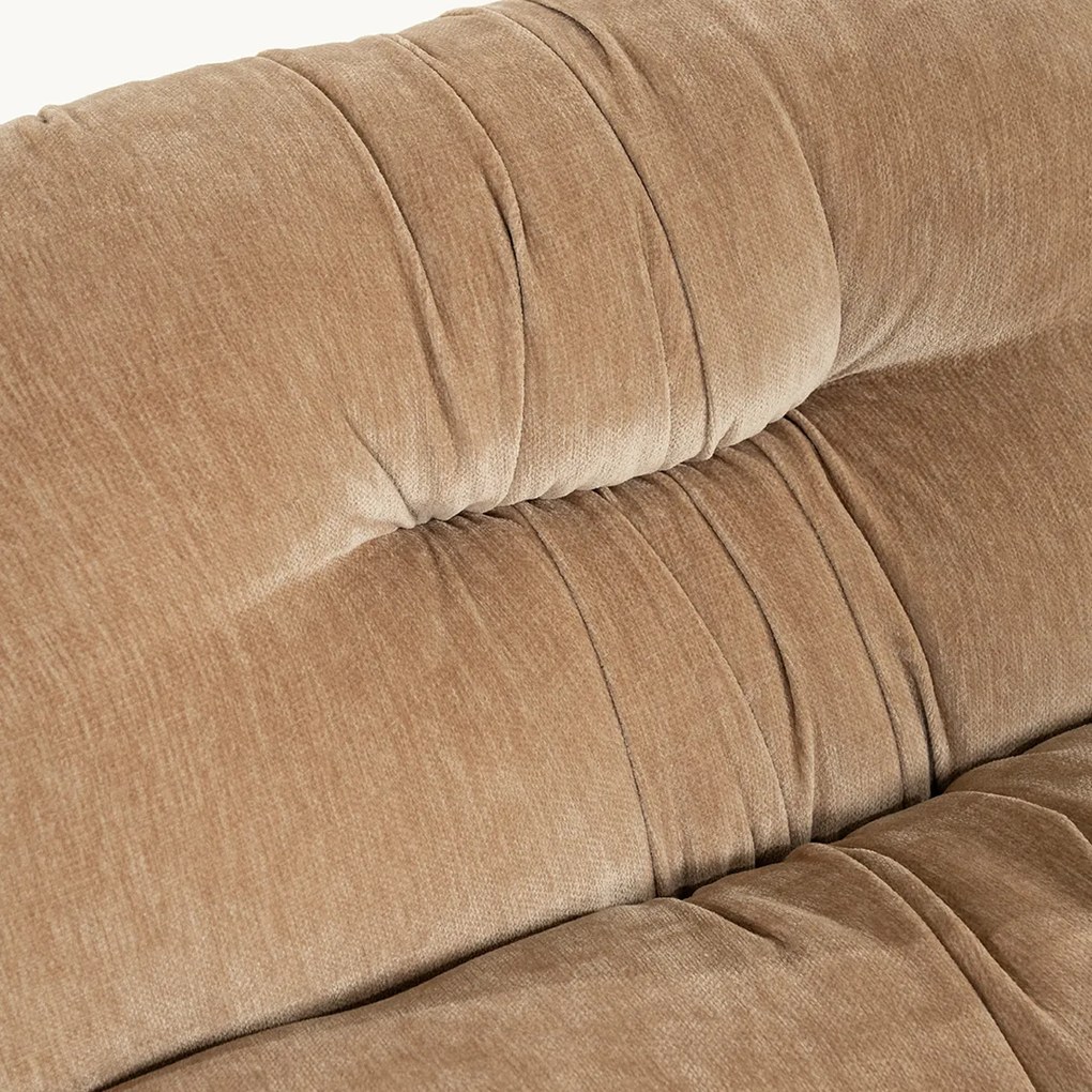 Fauteuil Met Geplooide Stof