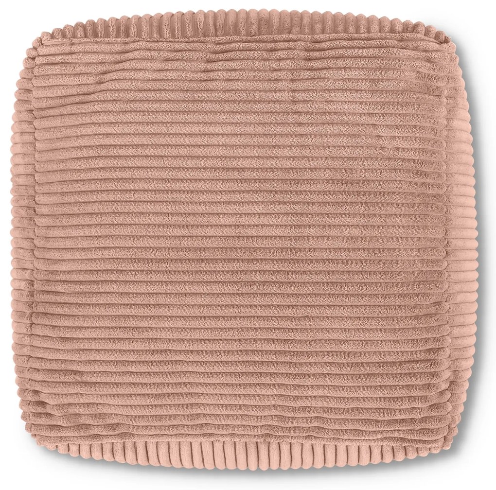 Theo Corduroy Poef - Roze