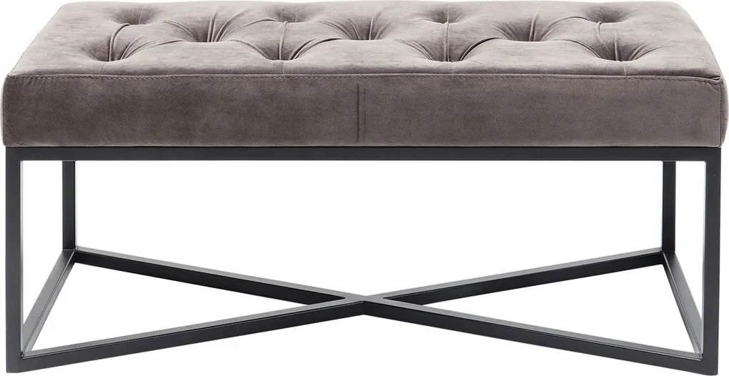 Kare Design Bank Weave fluweel grijs – vtwonen