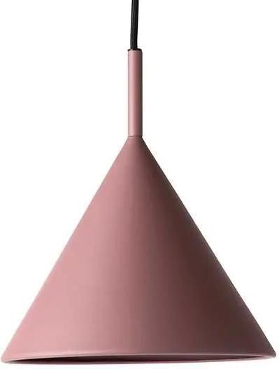 HKliving Metal Triangle hanglamp mat medium paars