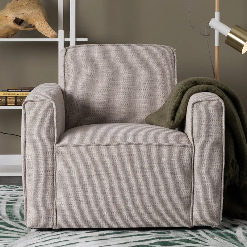 Zuiver Bor Creme Fauteuil Modern Design