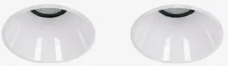Pack Van 2 Inbouw Led Downlights Zonder Rand, Trimless, Rond Ø3,6 Cm In Aluminium Orelva Warm Wit 2700k & Wit & 3 W & 19º - Sklum