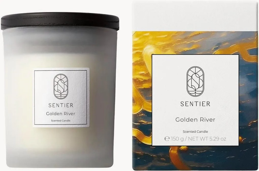 Geurkaars Golden River (muskus, amber)