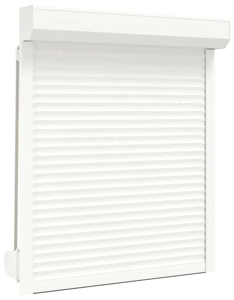 vidaXL Rolluik 100x120 cm aluminium wit