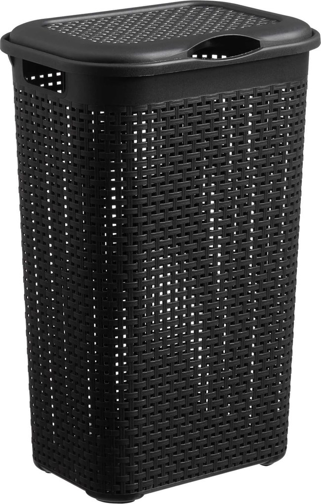 Wasbox Rattan Antraciet 50 Liter