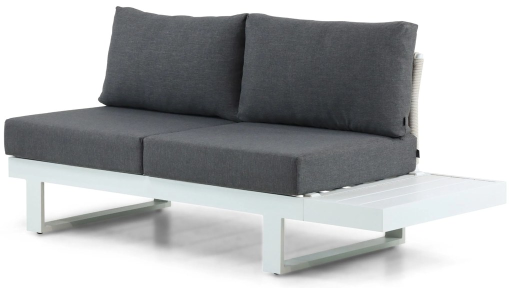 Hoek loungeset 6 personen Aluminium Wit  Lifestyle Garden Furniture Lorenzo