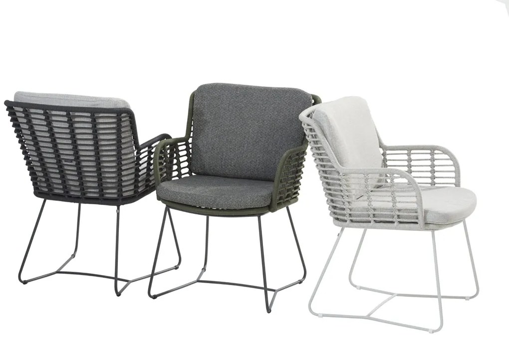 4 Seasons Outdoor Fabrice tuinstoel frozen SALE Tuinstoel antraciet weerbestendig