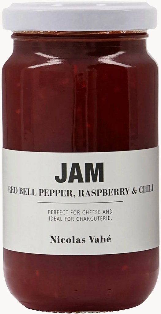 Rode paprika, framboos & chili jam, 2-delig